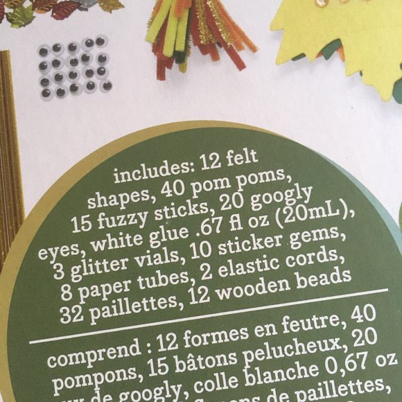 Kid Made Modern autumn craft kit NIB - Picture 7 of 8